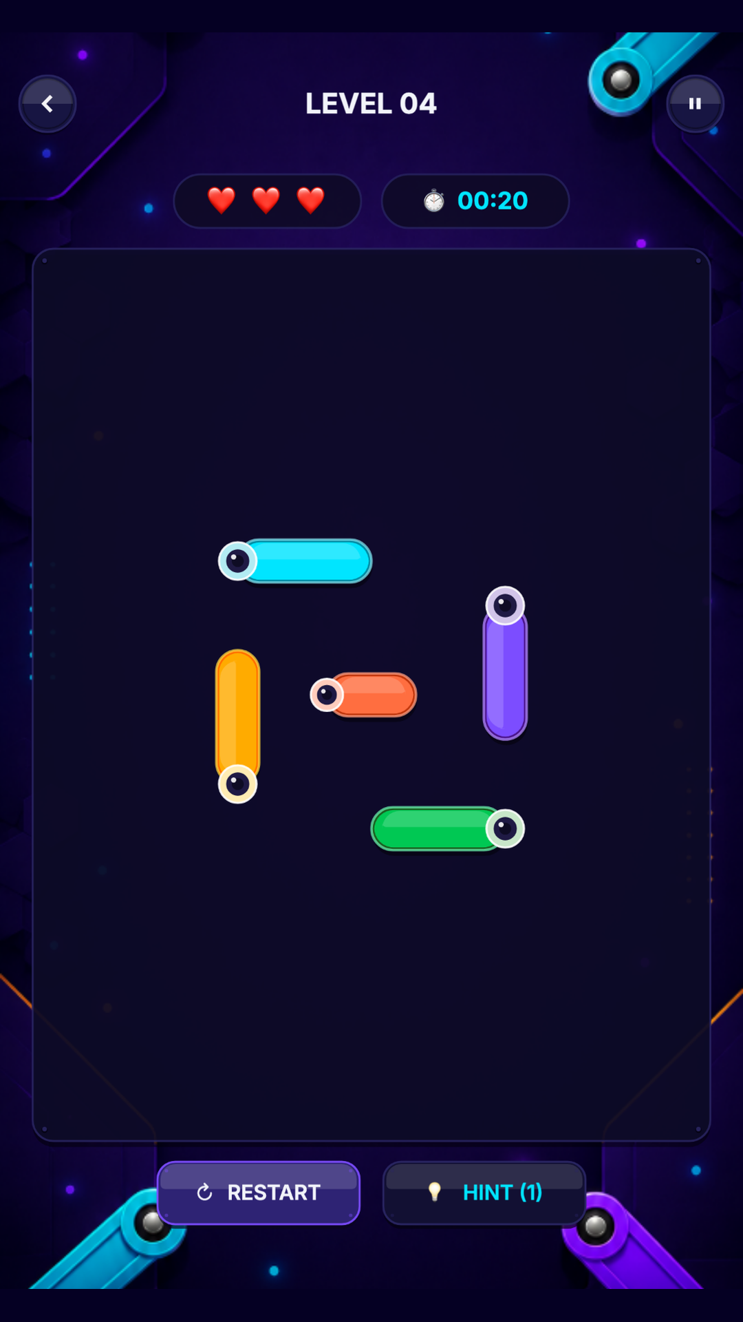 GateBend Gate Puzzle Gameplay — Level 1